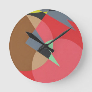 Beautiful and Vibrant Colours! Round Clock