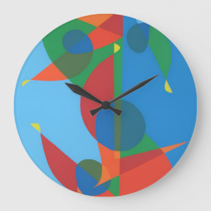 Beautiful and Vibrant Colours! Wall Clock
