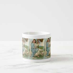 Beautiful Angel And Golden Bel Espresso Cup