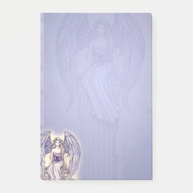 Beautiful Angel Art Notepad (Front)