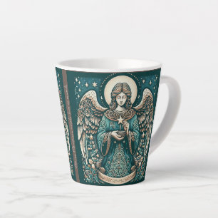 Beautiful Angel Beneath the stars Latte Mug