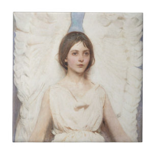 Beautiful Angel (by Abbott Handerson Thayer) Ceramic Tile