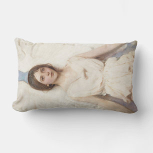 Beautiful Angel (by Abbott Handerson Thayer) Lumbar Cushion