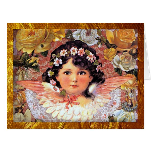 Beautiful Angel Child Card (Front Horizontal)