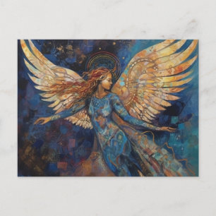 Beautiful Angel Collage Postcard
