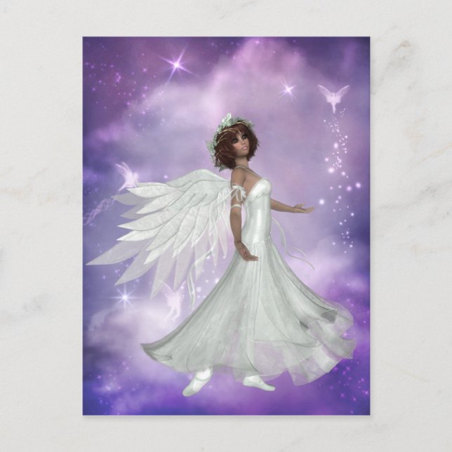 Beautiful Angel Design 3 Postcard (Front)