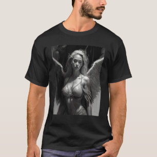 Beautiful Angel Goth Aesthetic Heavenly Angelic Gi T-Shirt
