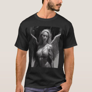 Beautiful Angel Goth Aesthetic Heavenly Angelic Gi T-Shirt