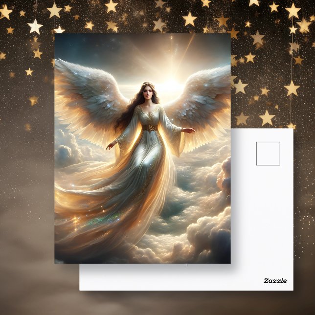 Beautiful Angel in the Clouds Postcard (Creator Uploaded)