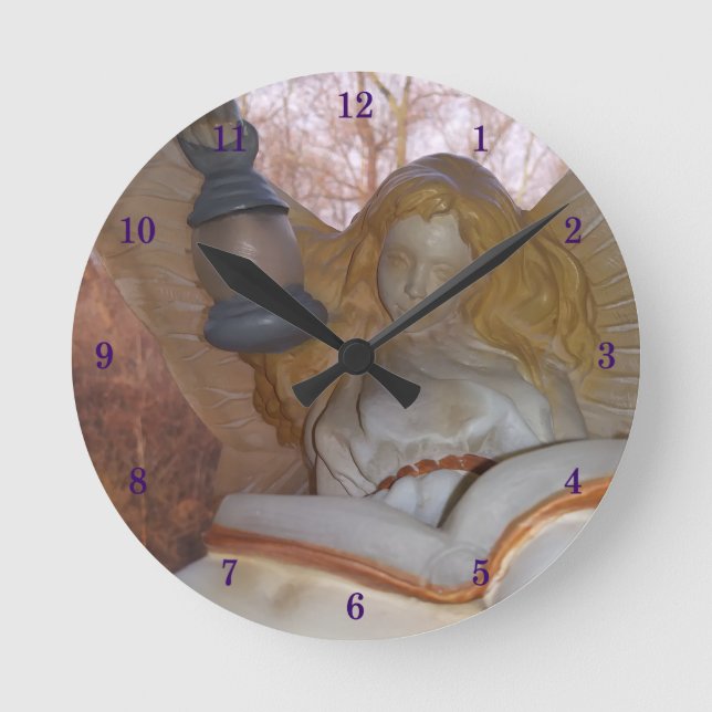 Beautiful Angel Wall Clock (Front)