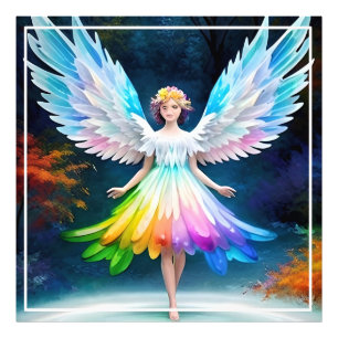 Beautiful Angel Wings Art-35444 Photo Print