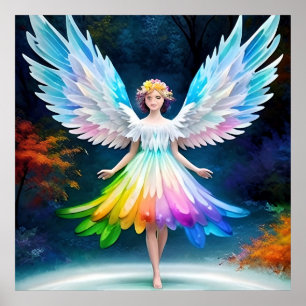 Beautiful Angel Wings Art-35444 Poster