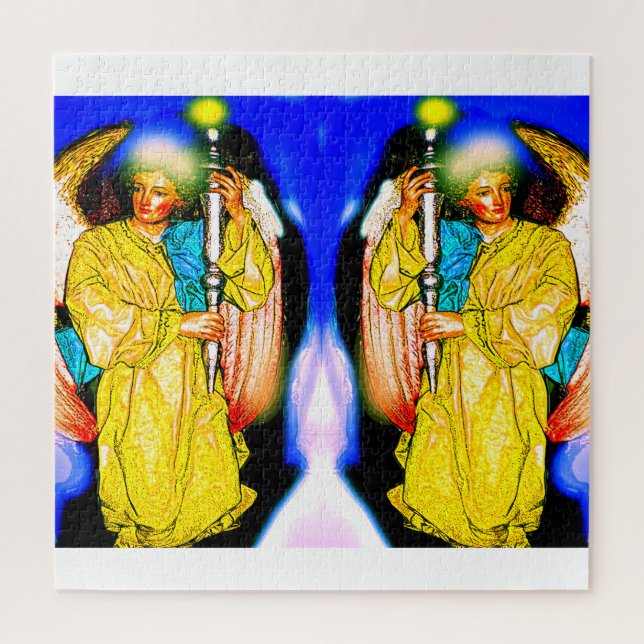 Beautiful angels art puzzle (Vertical)