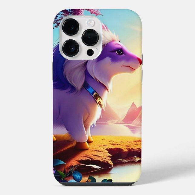 Beautiful Animal Sunshine River iPhone Case (Back)