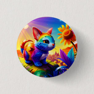 Beautiful Animal Three 3 Cm Round Badge