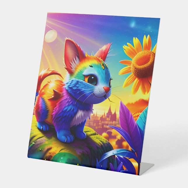 Beautiful Animal Three Pedestal Sign (Front)