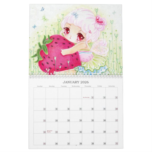 Beautiful anime girls Calendar 2013 (Jan 2026)