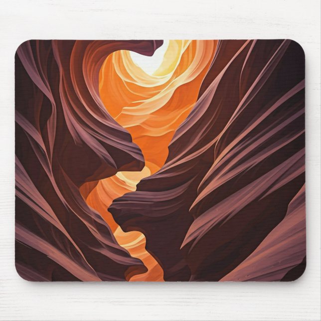 Beautiful Antelope Canyon Navajo Nation  Mouse Pad (Front)