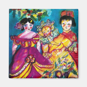 BEAUTIFUL ANTIQUE DOLLS MAGNET