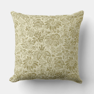 Beautiful Antique Floral Cushion