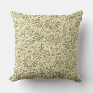 Beautiful Antique Floral Cushion