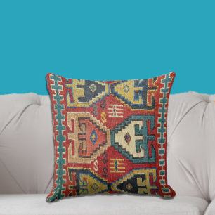 Beautiful Antique Tribal Kilim Style Rug Design Cushion