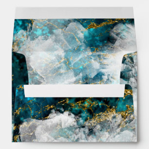 Beautiful Apatite Crystal Geode Envelope