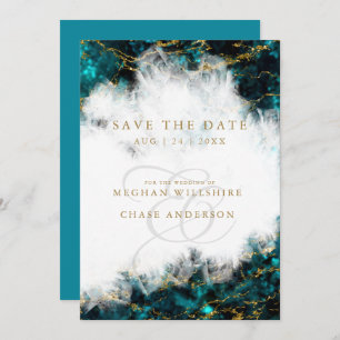 Beautiful Apatite Crystal Geode Invitation