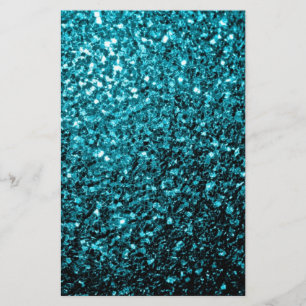 Beautiful Aqua blue glitter sparkles Flyer