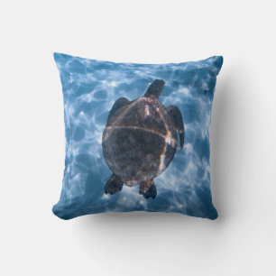 Beautiful Aquatic Turtle Best gift for sea life Cushion