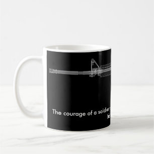 Beautiful AR-15 MUG showing CT scan of real gun