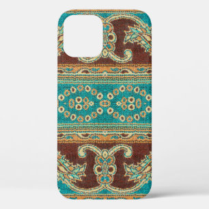 Beautiful, arab, arabic, arabian, arabesque fabric iPhone 12 case