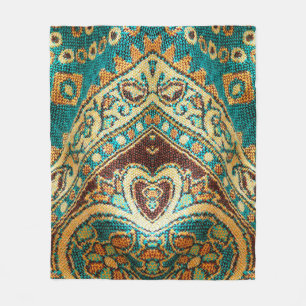 Beautiful, arab, arabic, arabian, arabesque fabric fleece blanket