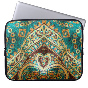 Beautiful, arab, arabic, arabian, arabesque fabric laptop sleeve