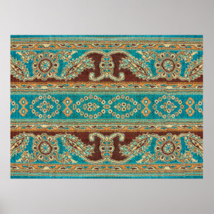 Beautiful, arab, arabic, arabian, arabesque fabric poster
