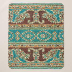 Beautiful, arab, arabic, arabian, arabesque fabric sherpa blanket