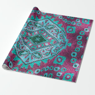 Beautiful, arab, arabic, arabian, arabesque fabric wrapping paper