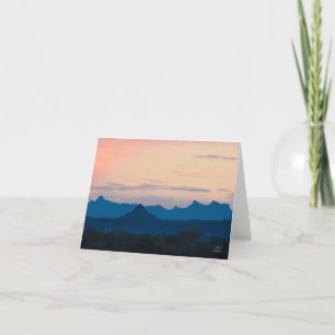 Beautiful Arizona Sunrise Thank You Card