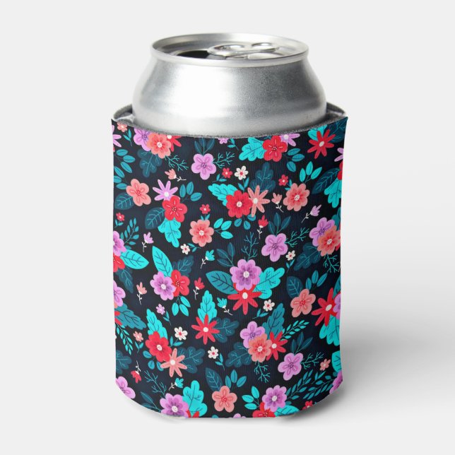 Beautiful Arrangement Ditsy Floral Pattern-56576 Can Cooler (Can Front)