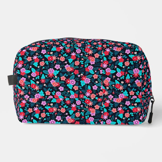 Beautiful Arrangement Ditsy Floral Pattern-56576 Dopp Kit (Front)