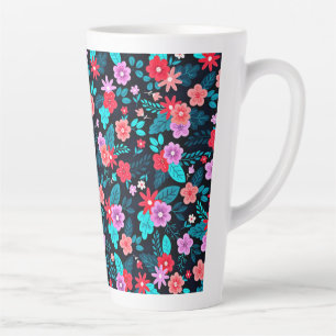 Beautiful Arrangement Ditsy Floral Pattern-56576 Latte Mug