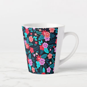Beautiful Arrangement Ditsy Floral Pattern-56576 Latte Mug