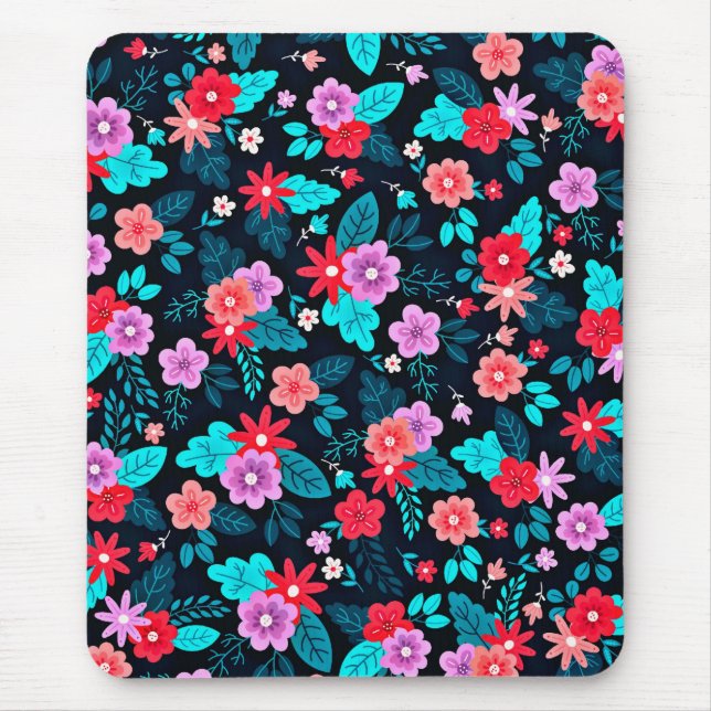 Beautiful Arrangement Ditsy Floral Pattern-56576 Mouse Pad (Front)