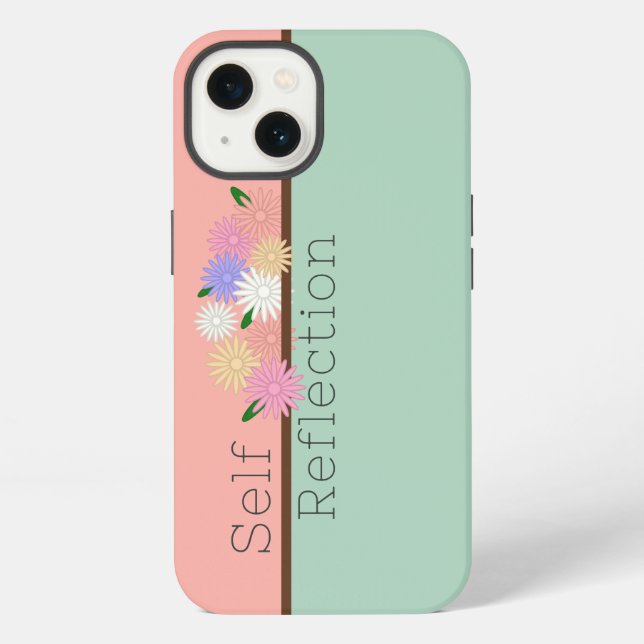 Beautiful Arrangement of Colourful Daisies on Sill iPhone Case (Back)