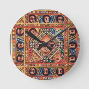 Beautiful art watch round clock