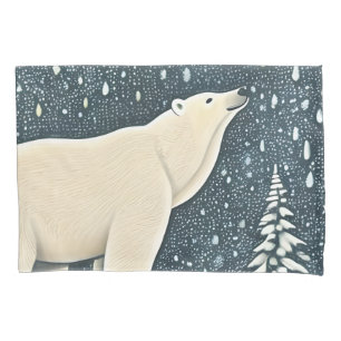 Beautiful Artic Polar Bear Pillowcase
