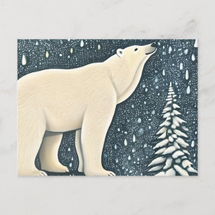 Beautiful Artic Polar Bear Postcard
