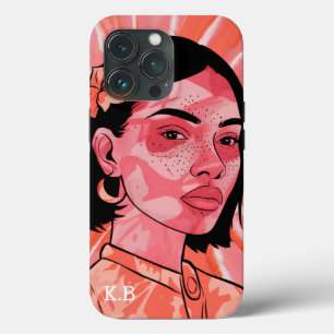 Beautiful artistic girl  iPhone 13 pro case
