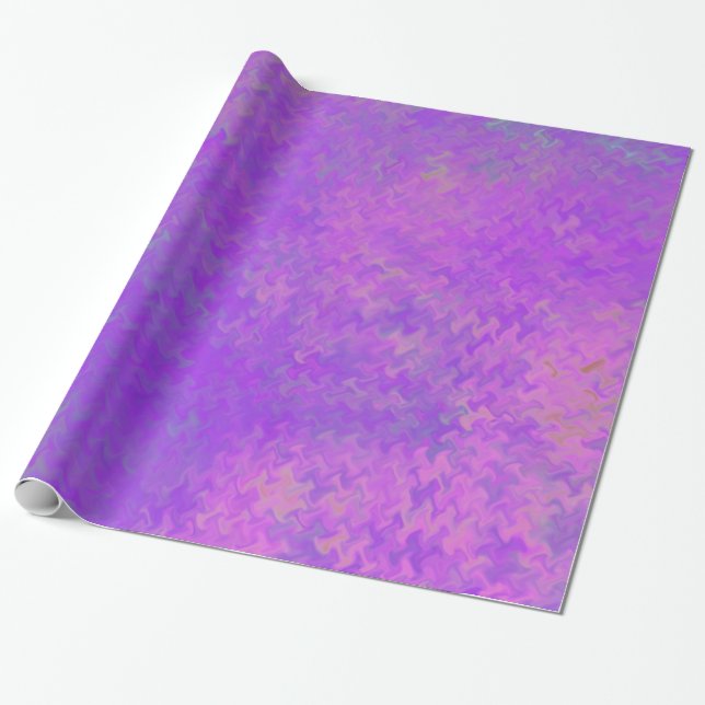 Beautiful Artsy Bright Violet Marbled Paper Look (Unrolled)