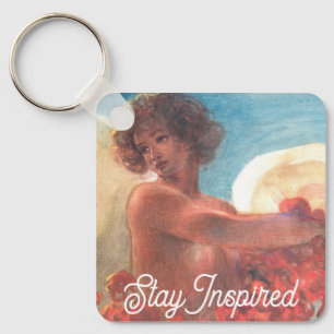 Beautiful Artsy Nomellini Painting Inspiration Key Ring